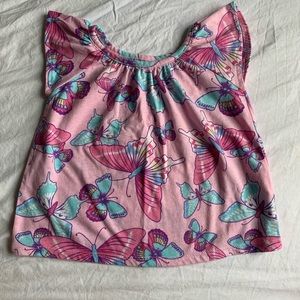 Cute girls Butterfly top 🌱🦚🌱